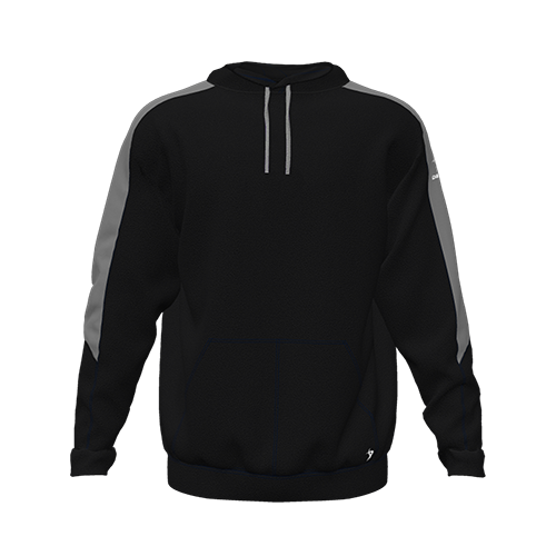 [CUS-DFW-HOOD-FLC-LSL-BLK-YXS-LOGO3] Hoodie (Youth XS, Black, Logo 3)