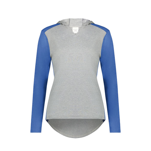 [6902.28V.XS-LOGO1] Ladies Vintage Hoodie (Female Adult XS, Royal, Logo 1)